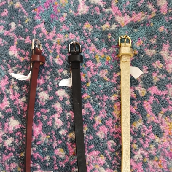 Accessories - Trio of Skinny Belts